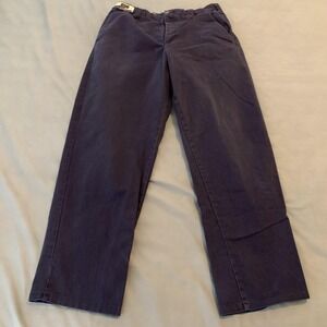 Steelguard Essentials FR Pants Mens 34x30 Navy Flame‎ Resistant Chino Workwear